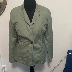 New cabi green jacket XS